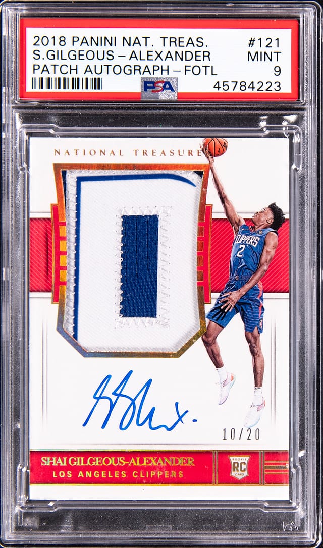 2018-19 NT Shai Gilgeous-Alexander RPA FOTL Sale