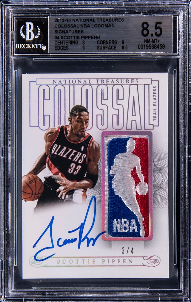 Scottie Pippen 2013-14 NT Logoman Auto Sells for $19K