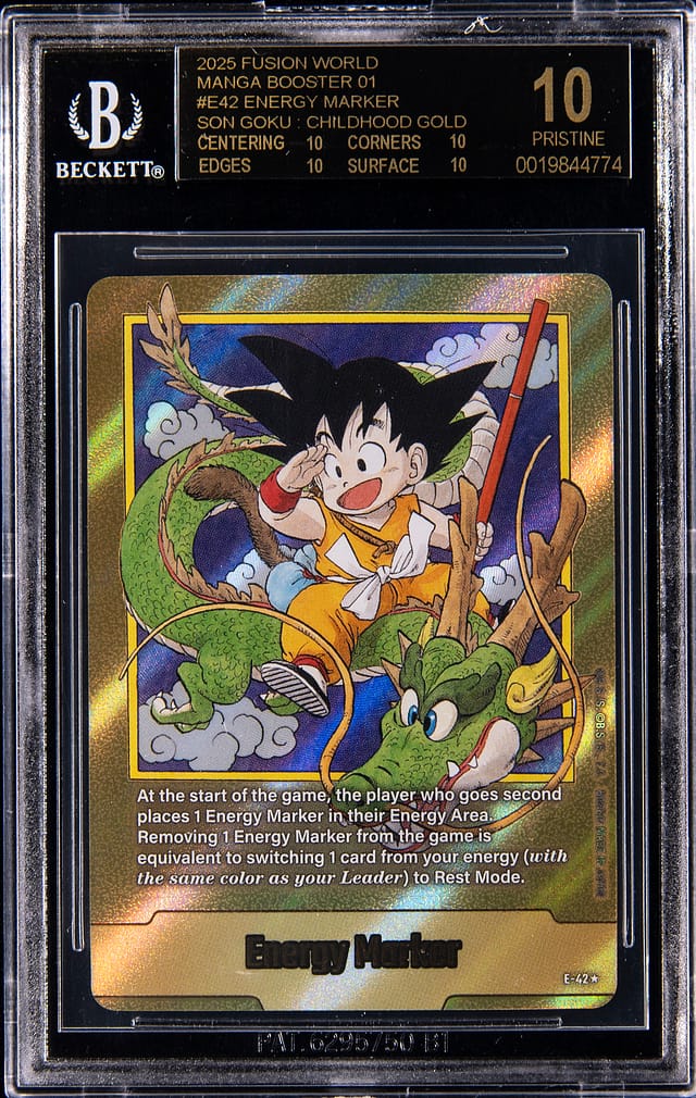 Black Label Goku Energy Marker Gold sells for $47K