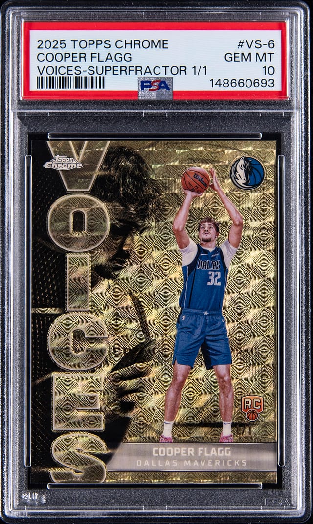 Cooper Flagg Voices SuperFractor 1/1 PSA 10 Sale