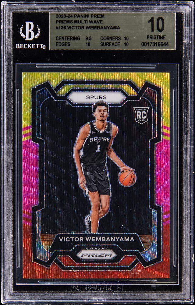 Victor Wembanyama Prizm /88 BGS 10 Sells for $18,911