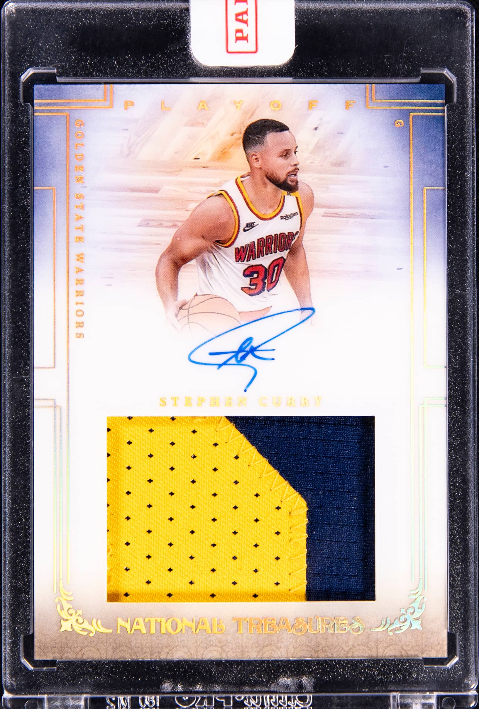 2024-25 NT Steph Curry Playoffs Patch Auto #/10 Sale