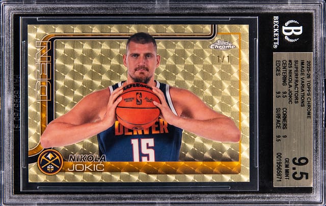 Nikola Jokic 2025-26 SuperFractor 1/1 Sells for $51K
