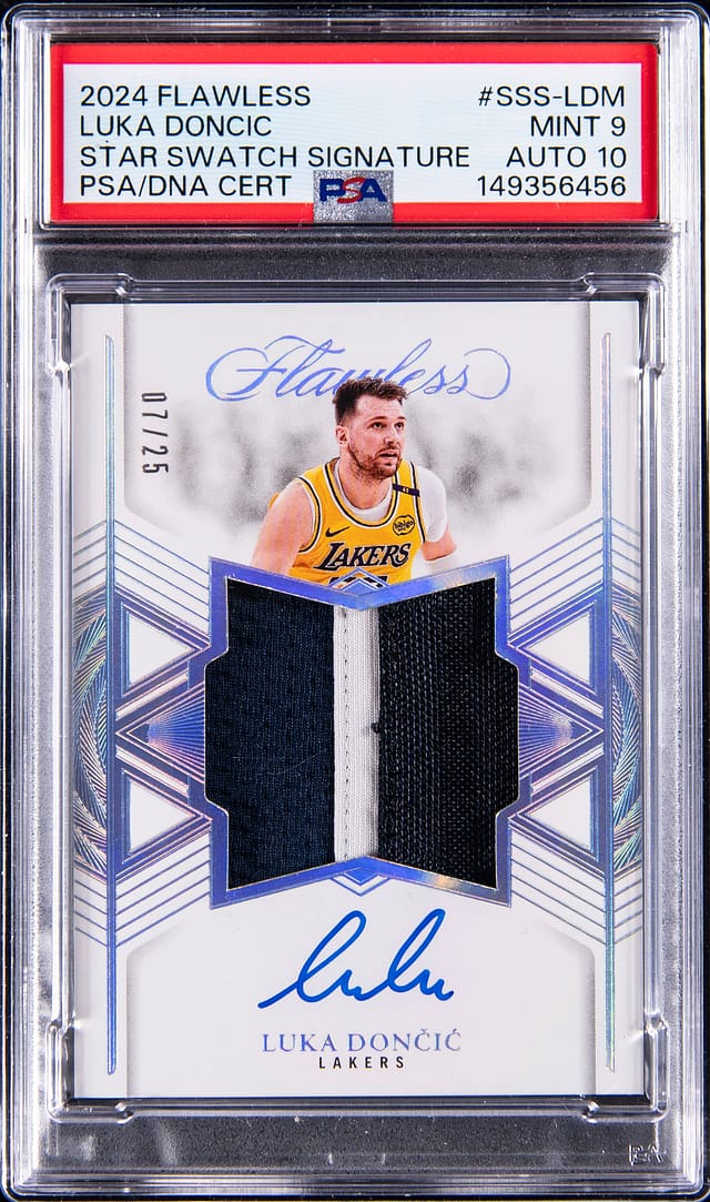 Luka Doncic 2024-25 Flawless Patch Auto Sells for $16K
