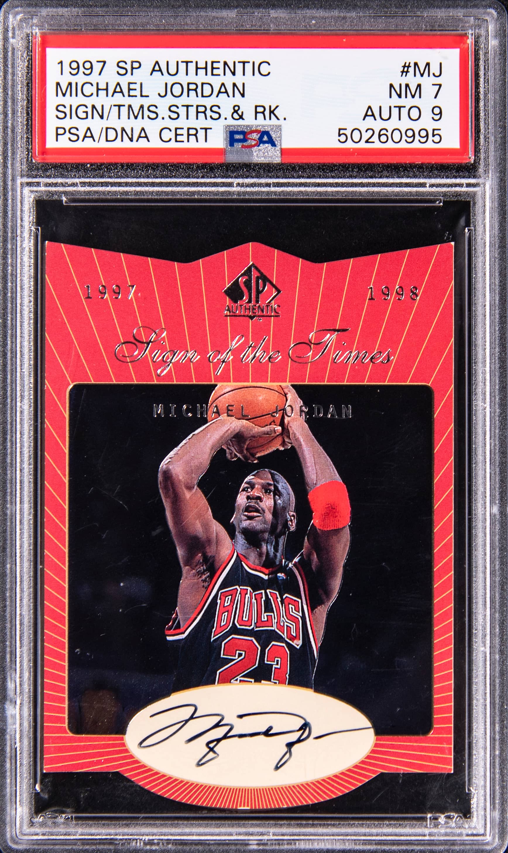 1997-98 MJ Sign Of The Times Auto Sells for $207K