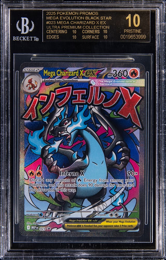 BGS Black Label Mega Charizard X ex Sells for $21,960