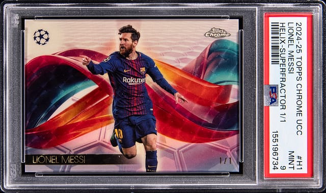 Messi 2024-25 Helix SuperFractor 1/1 Sells for $40K