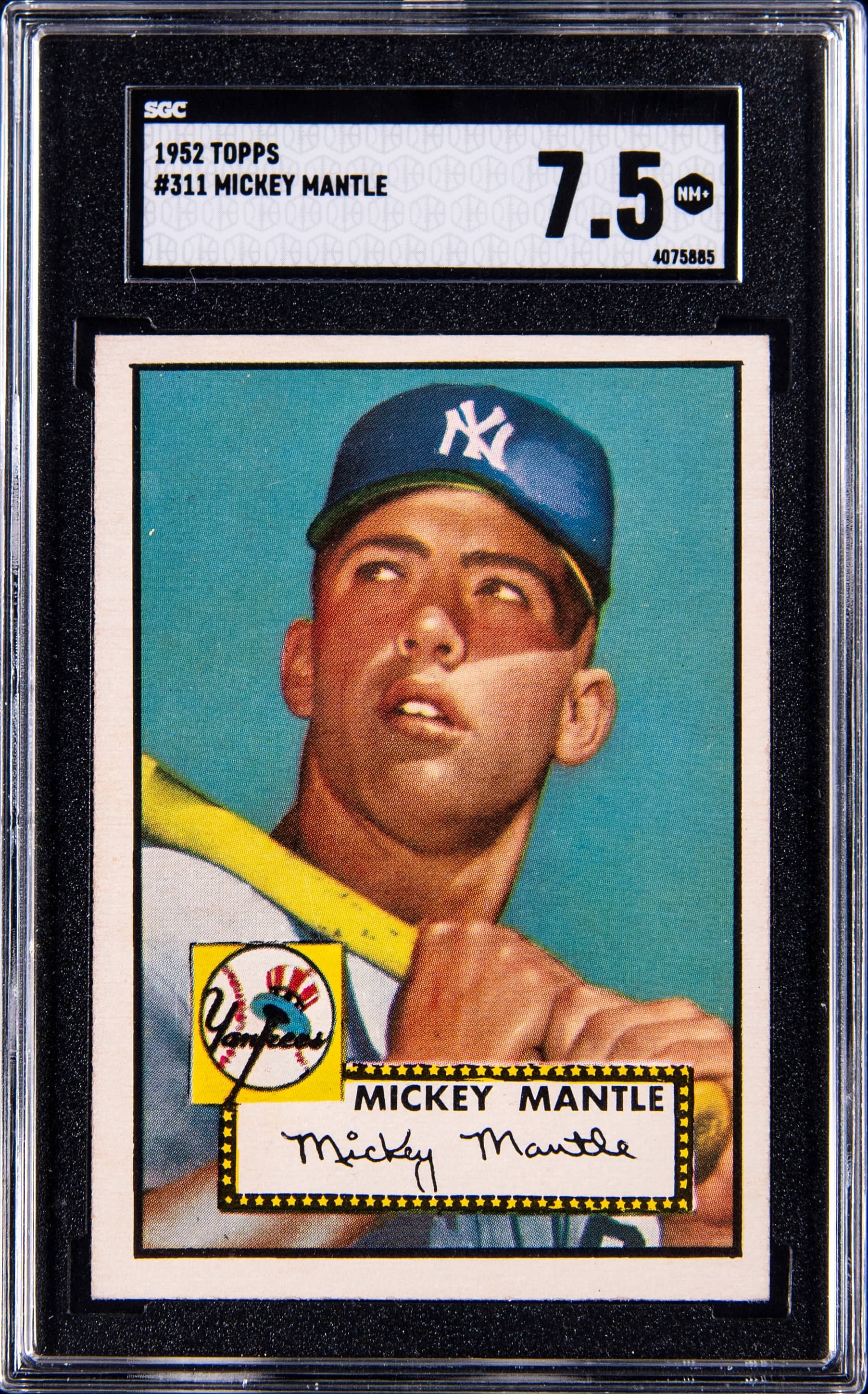 1952 Topps Mickey Mantle SGC 7.5 sells for $732K
