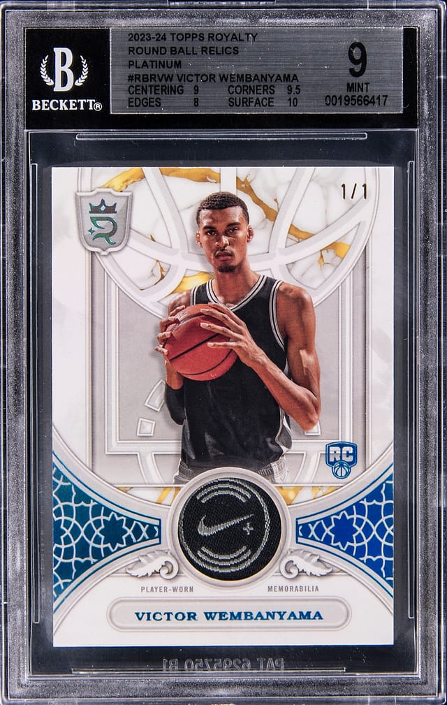 Victor Wembanyama 1/1 Royalty Relic Sells for $13K