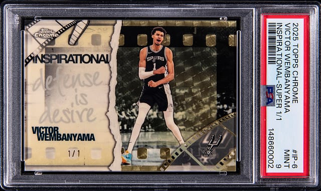 Victor Wembanyama 2025-26 SuperFractor Sells for $23K
