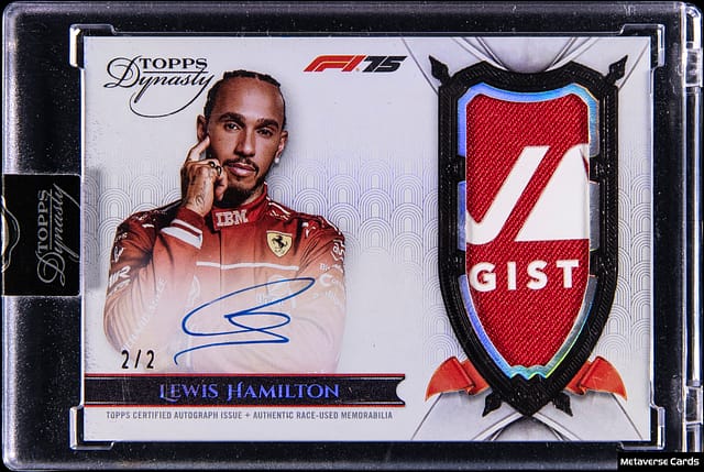 2025 Topps Dynasty F1 Lewis Hamilton Patch Auto /2 Sale