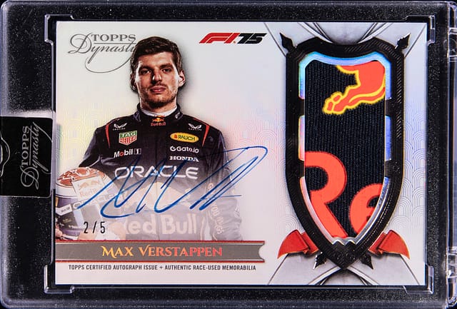 2025 Topps Dynasty F1 Max Verstappen Auto /5 Sale