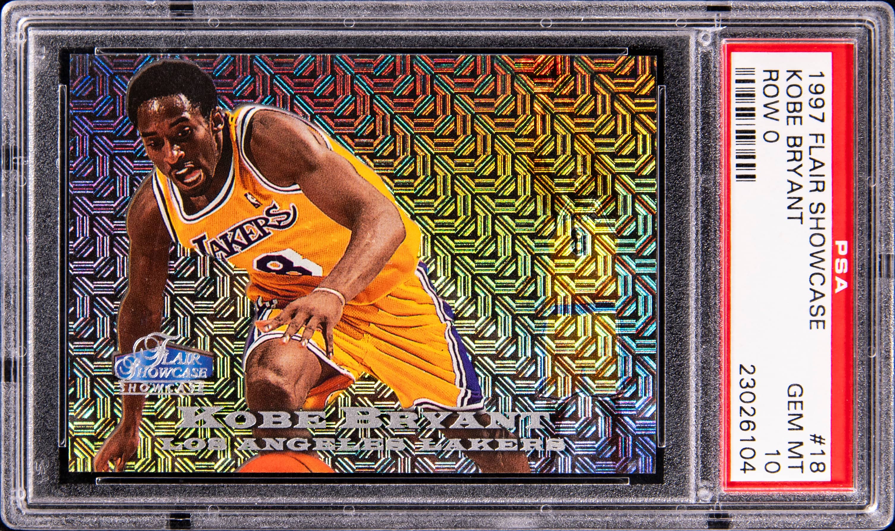 1997-98 Flair Showcase Row 0 Kobe PSA 10 Sale