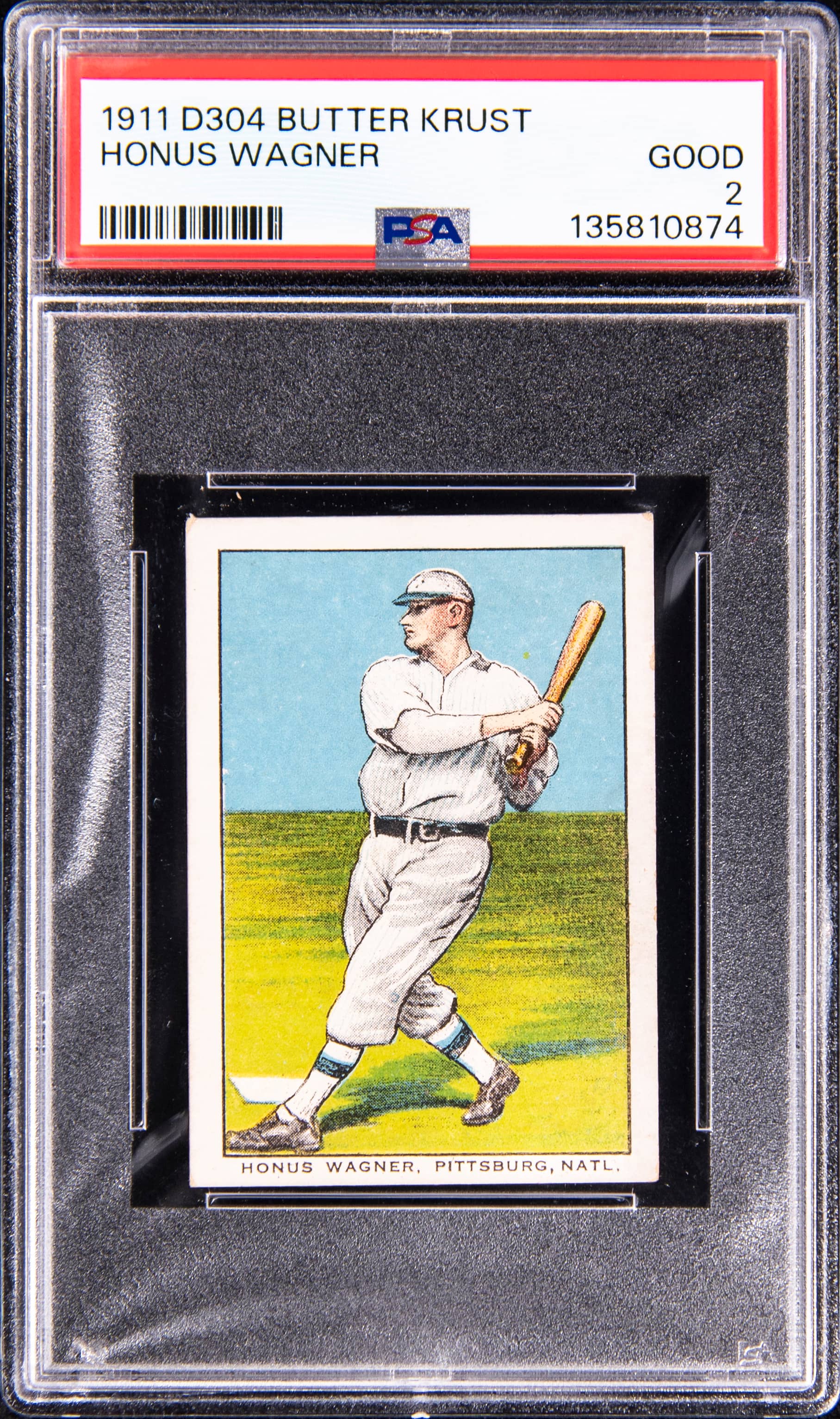 1911 D304 Butter Krust Honus Wagner PSA 2 Sale