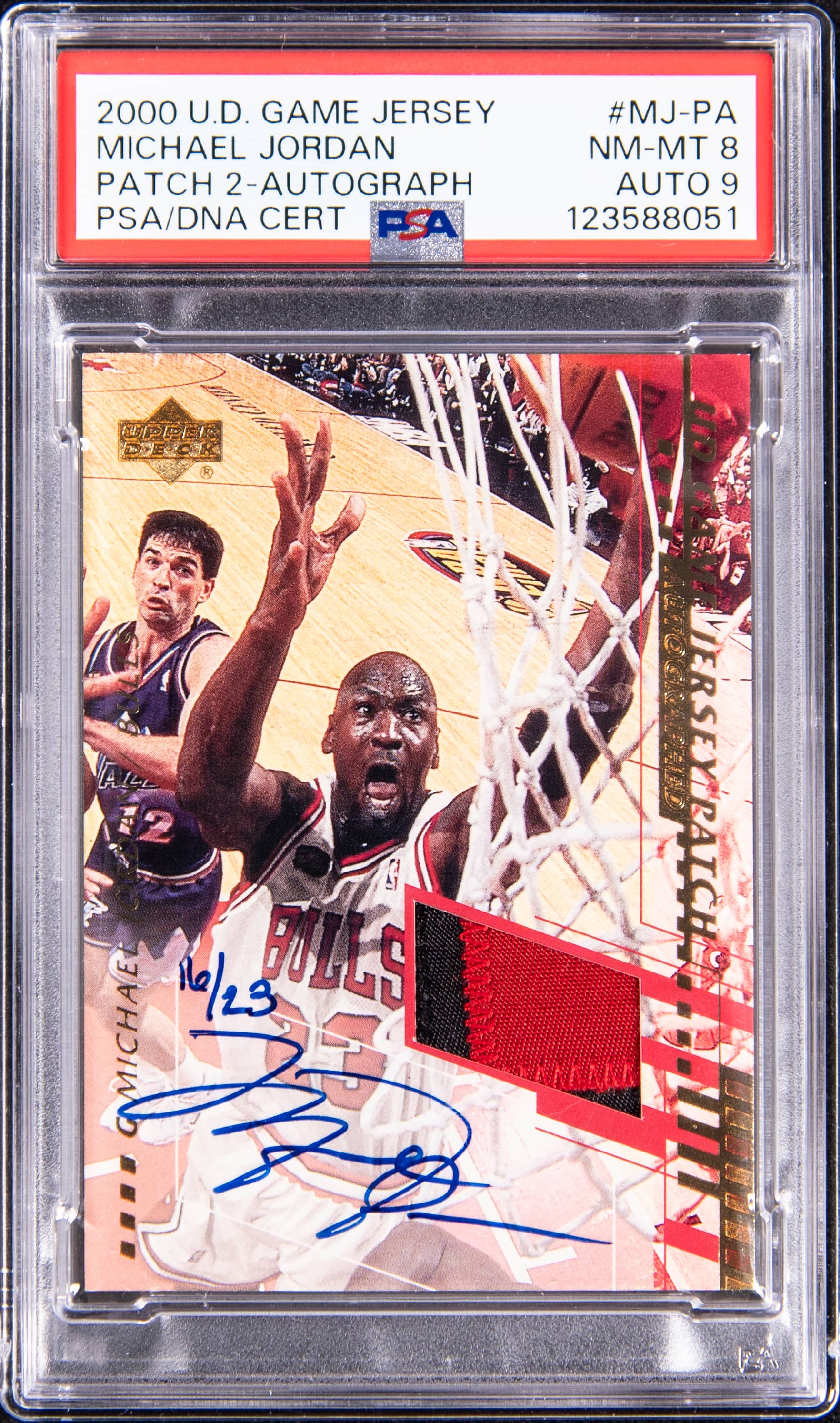 Michael Jordan 2000-01 UD Patch Auto Sells for $378K
