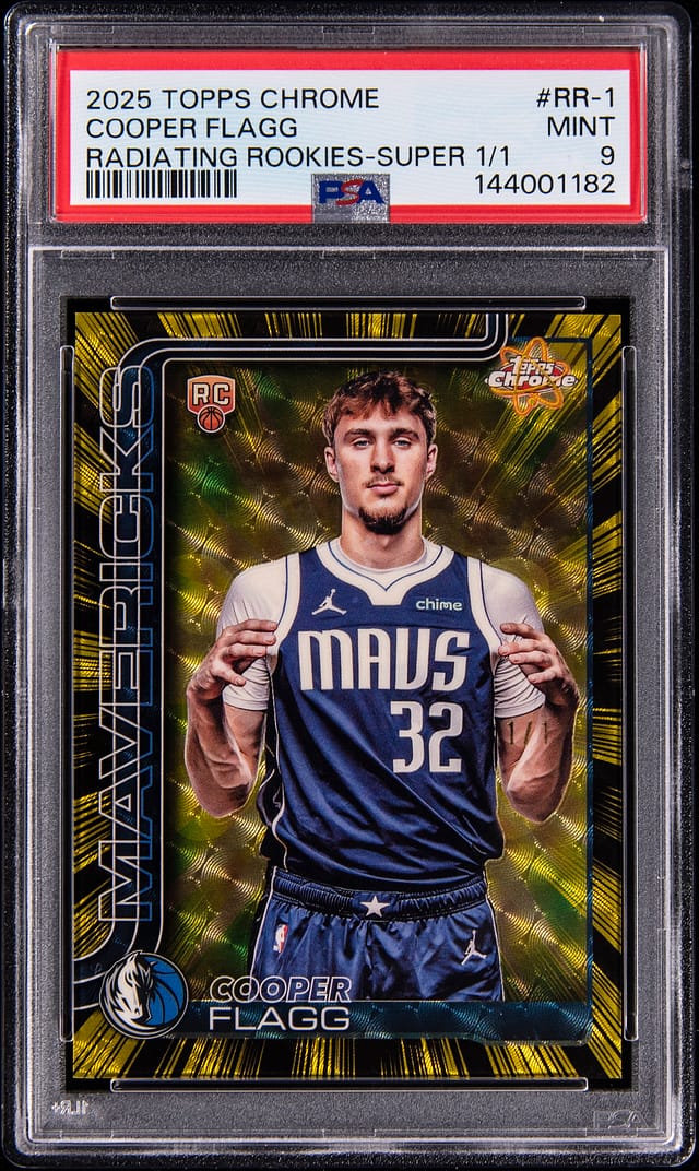 Cooper Flagg 1/1 Radiating Rookies Superfractor Sale