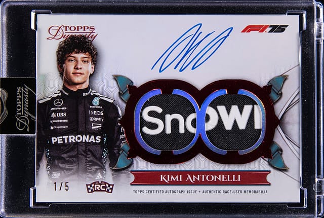 2025 Topps Dynasty F1 Kimi Antonelli Red RC Sale
