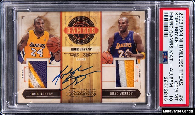 Kobe 2009 Timeless Treasures Patch Auto Sells for $22K