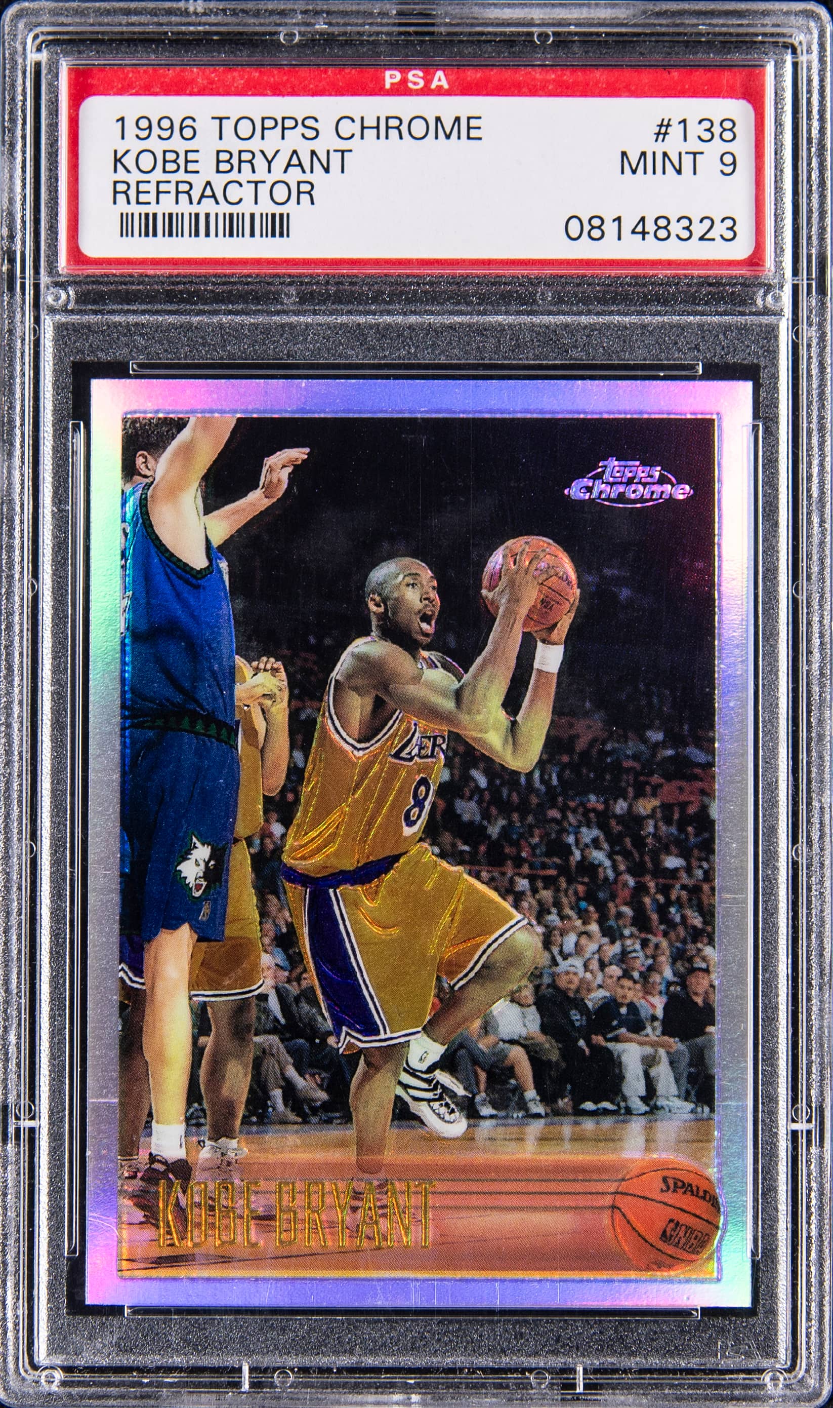 Kobe 1996-97 Topps Chrome Refractor RC PSA 9 Sale