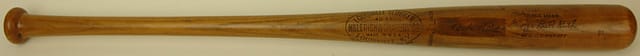 1930s Babe Ruth Signed Bat PSA/DNA Sold at Goldin