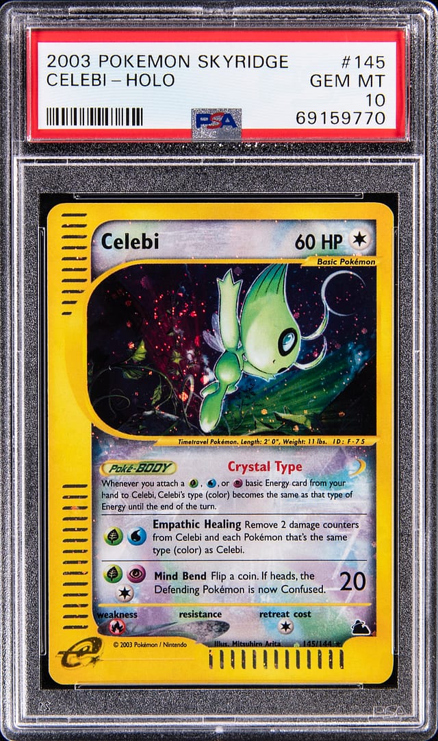 2003 Skyridge Crystal Celebi PSA 10 sells for $27K