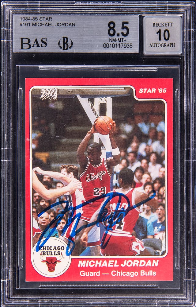 1984-85 Star #101 Michael Jordan Auto Sells for $542.9K