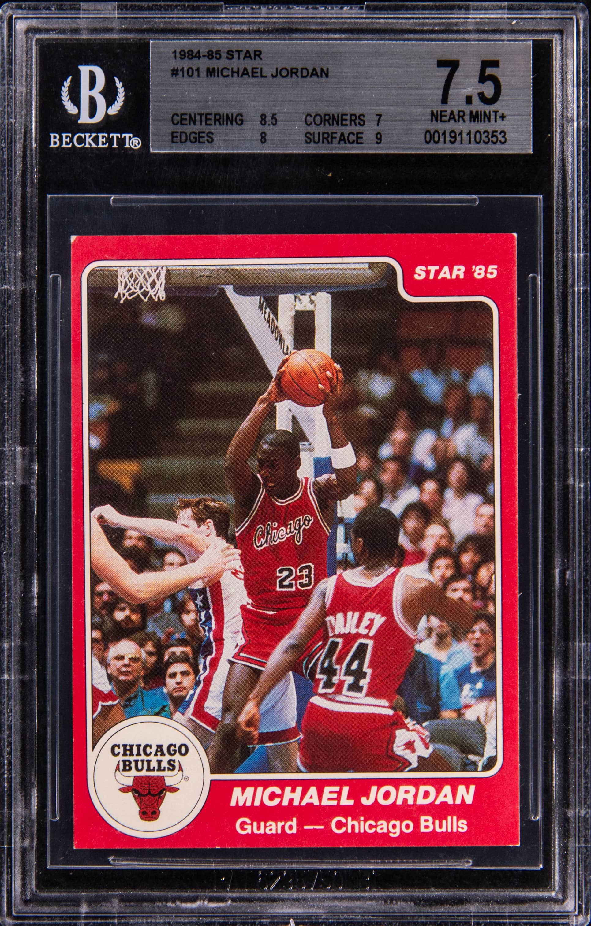 1984-85 Star #101 Michael Jordan BGS 7.5 Sale