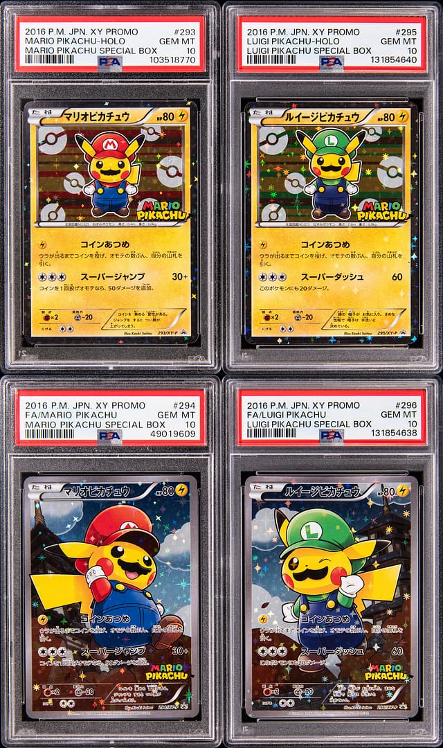2016 Mario Pikachu PSA 10 Set Sells for $57,746