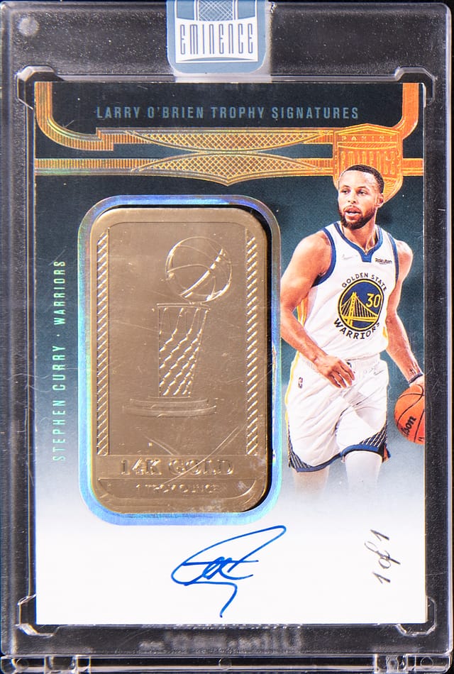 Stephen Curry 2024-25 Eminence 1/1 Gold Bar Sale