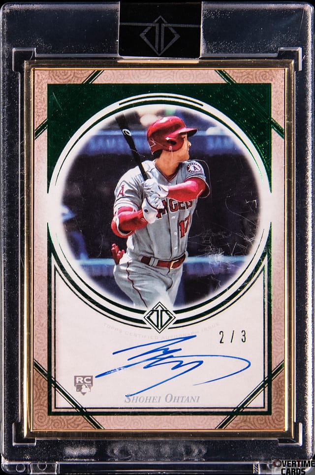 2018 Ohtani Transcendent Emerald Auto /3 Sells for $33K