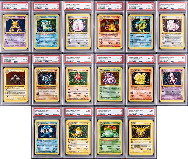 1999 Pokémon 1st Edition Base Set Sells for $32K