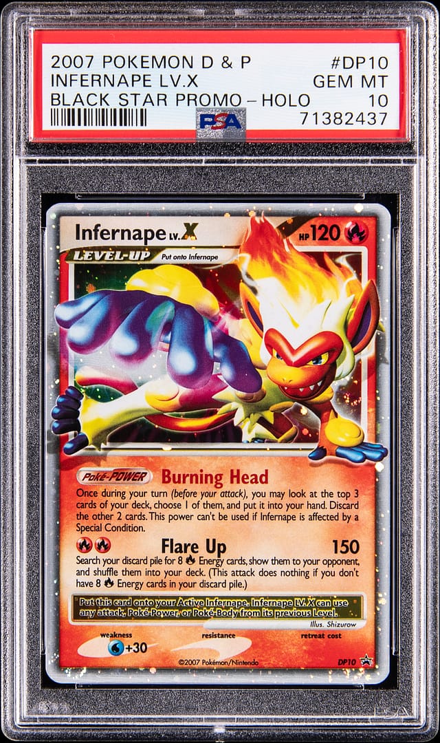 Infernape Lv.X DP10 PSA 10: Goldin Sale Breakdown