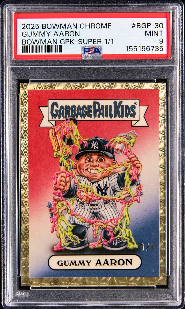 Gummy Aaron Judge 1/1 SuperFractor Sells for $26.9K