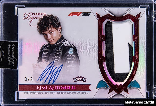 Kimi Antonelli 2025 Dynasty F1 Red /5 Sells for $16K