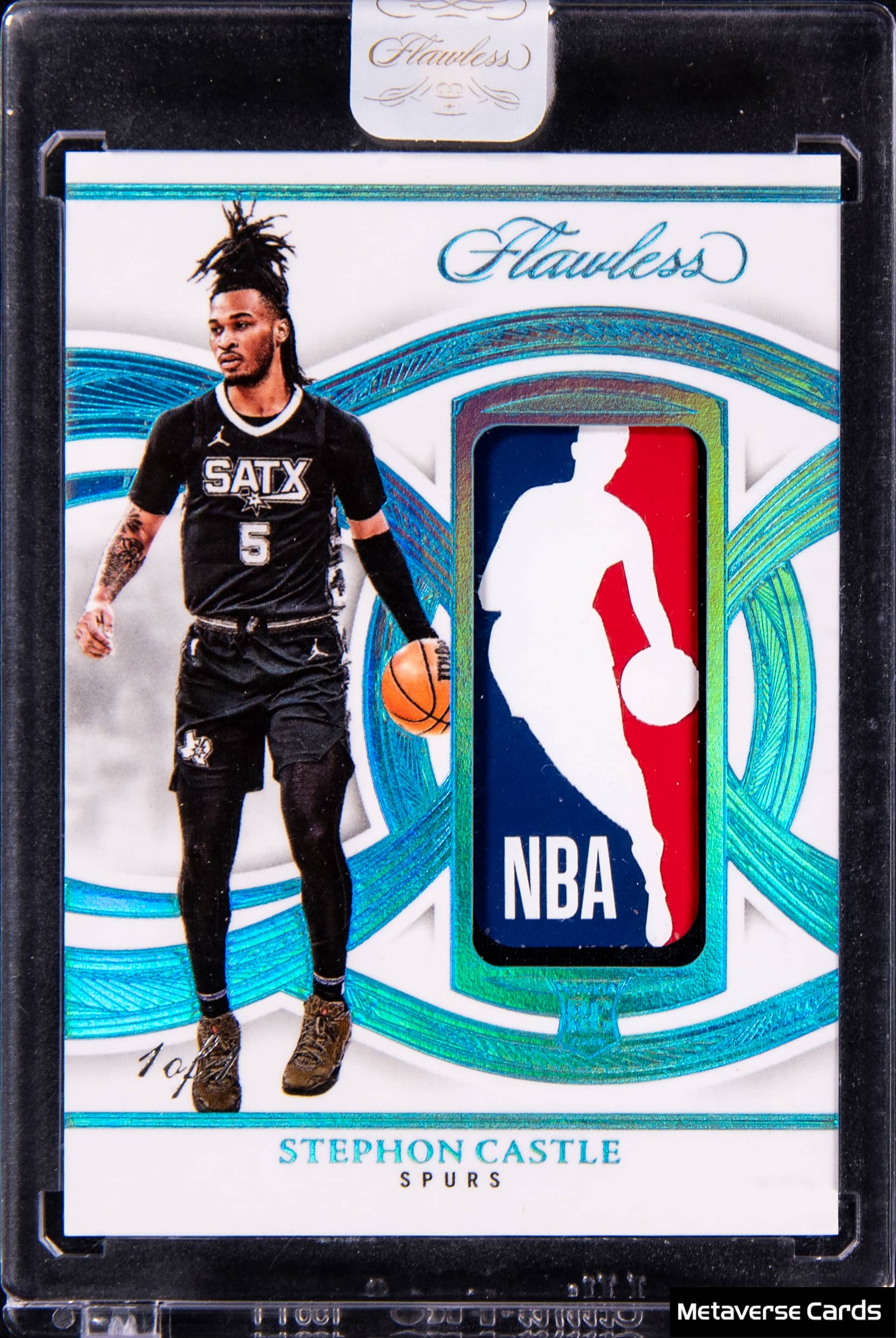Stephon Castle 2024-25 Flawless Logoman 1/1 Sale
