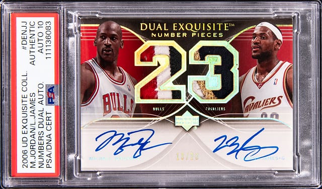 Exquisite Jordan/LeBron Dual Auto Patch Sells for $250K