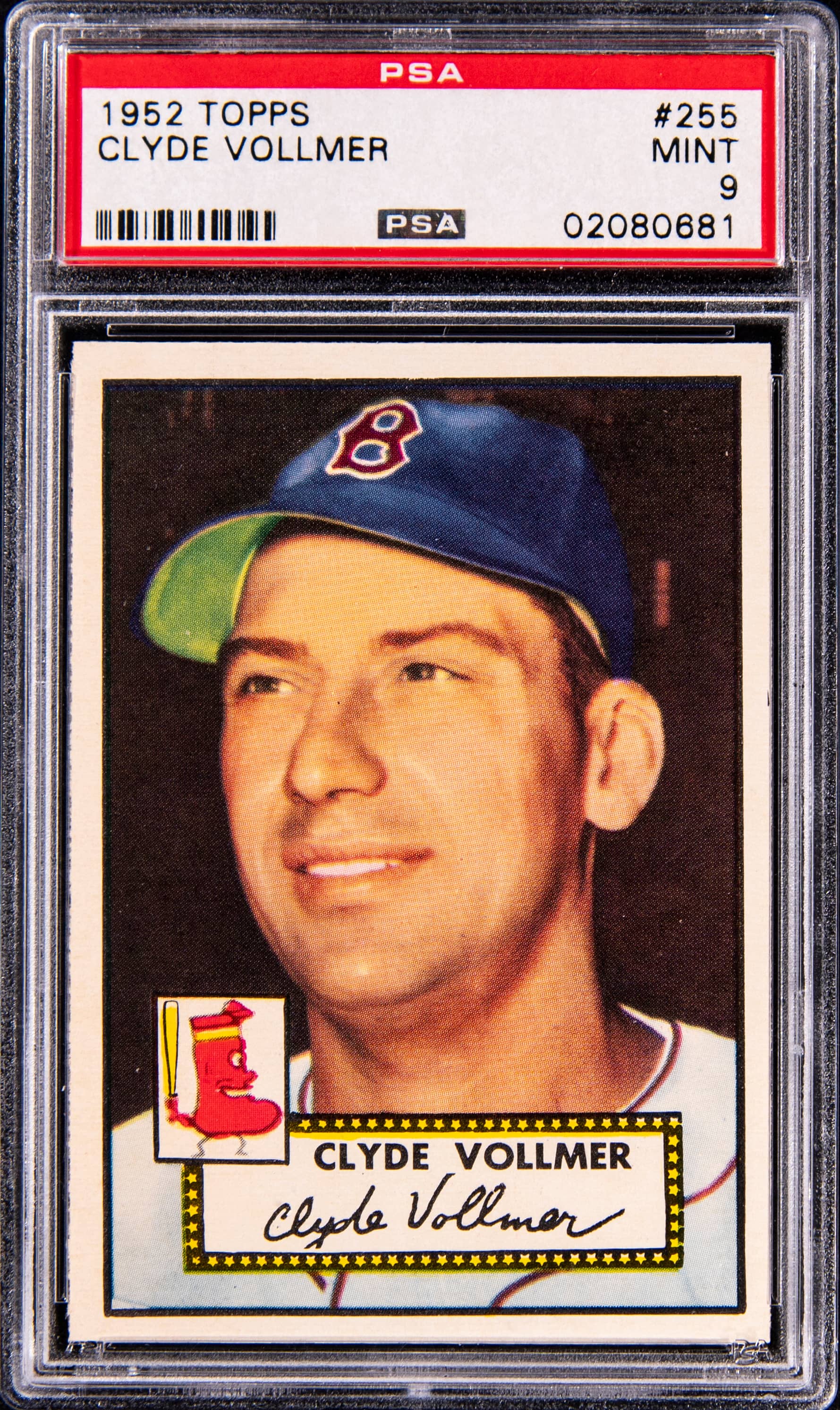 1952 Topps Clyde Vollmer PSA 9 Sells for $17,934