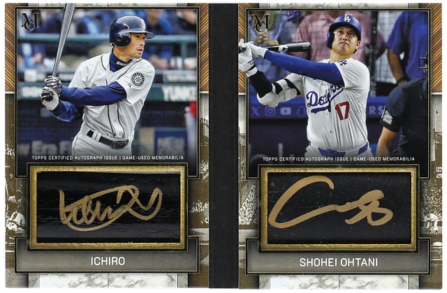 Ichiro–Ohtani 2025 Museum Dual Gold /3 Sells at Goldin