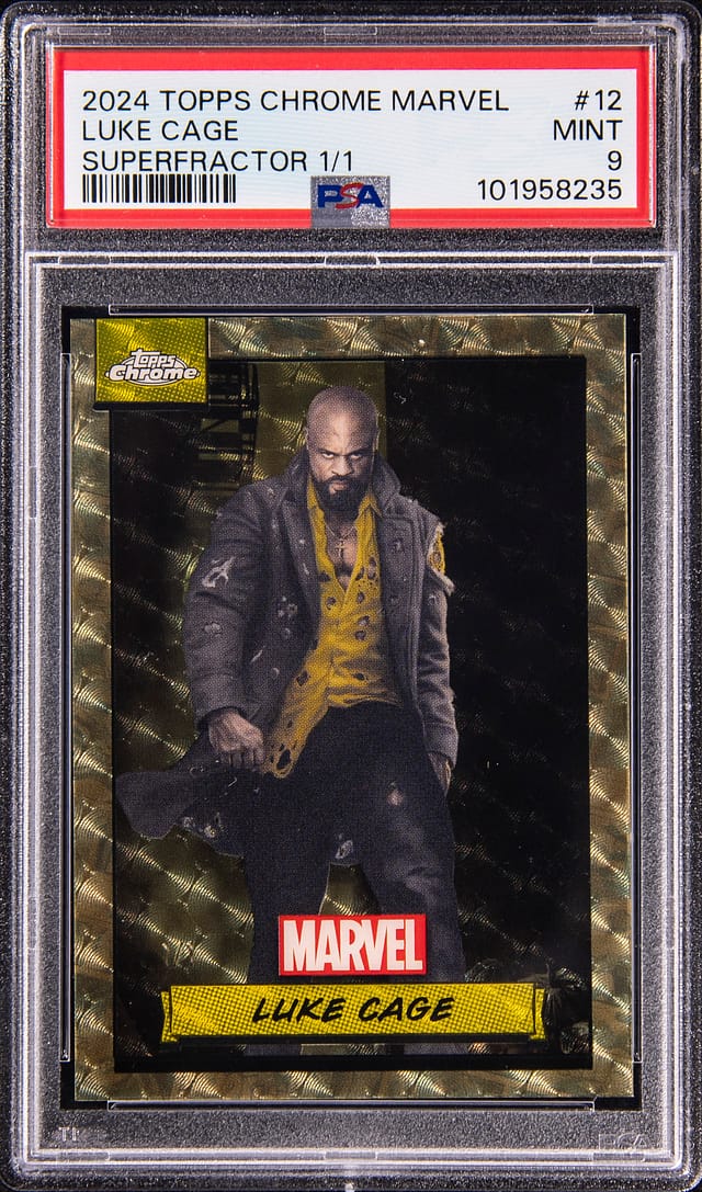 2024 Topps Chrome Luke Cage SuperFractor PSA 9 Sale