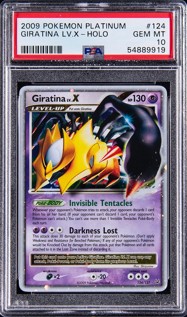 PSA 10 Giratina Lv. X Platinum sale hits $29,890