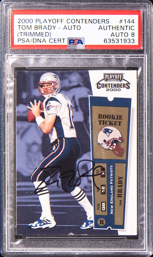 Tom Brady 2000 Contenders Rookie Auto Sale at Goldin