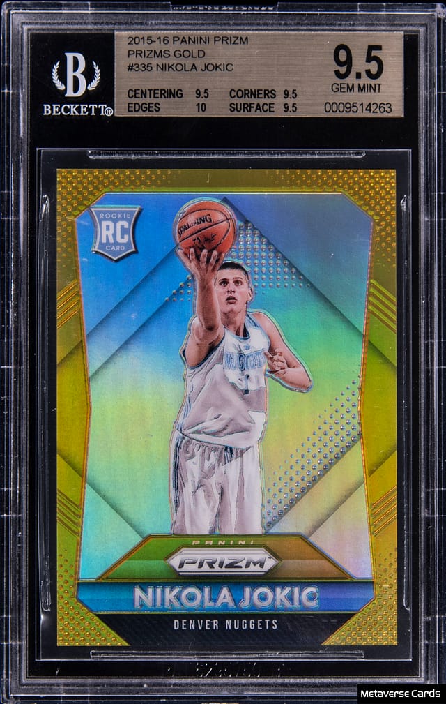 Nikola Jokic 2015 Prizm Gold RC BGS 9.5 Sells for $319K
