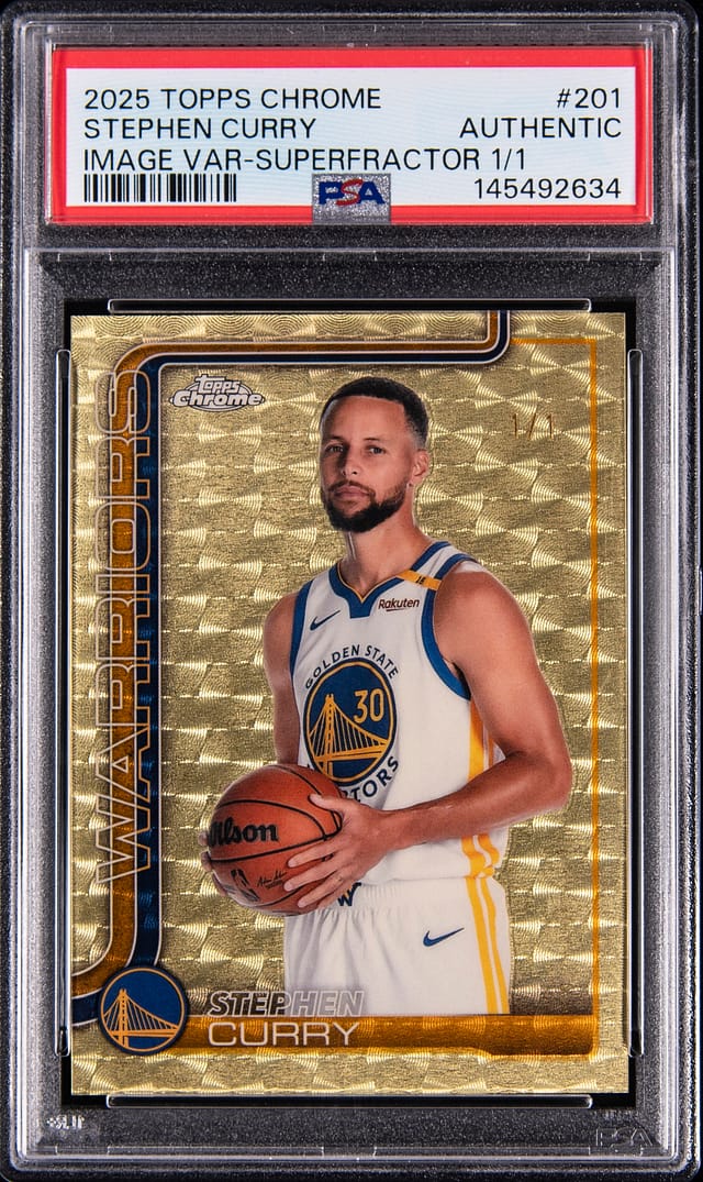 Stephen Curry 2025-26 SuperFractor sells for $295K