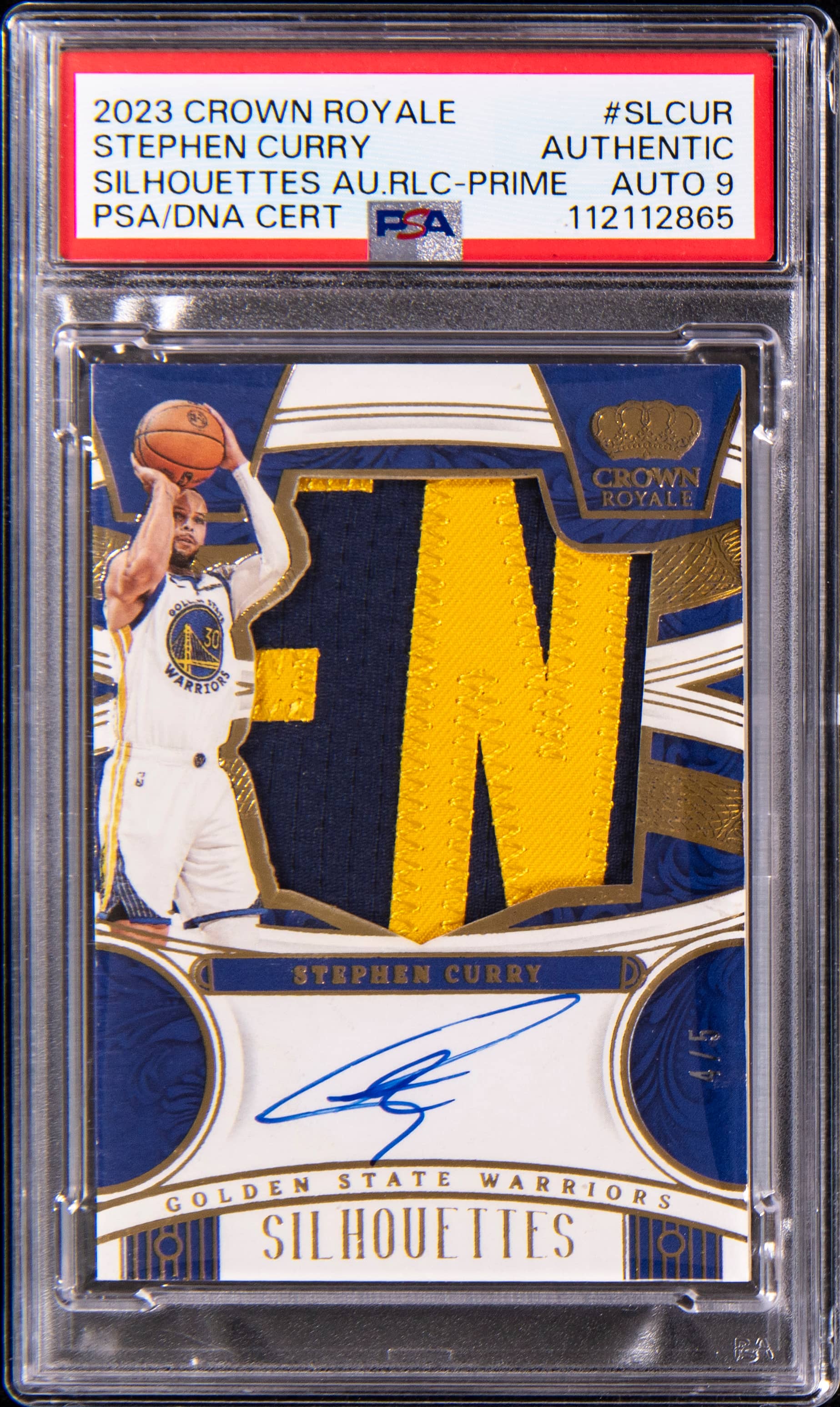 Stephen Curry 2023-24 Crown Royale Silhouettes Sale