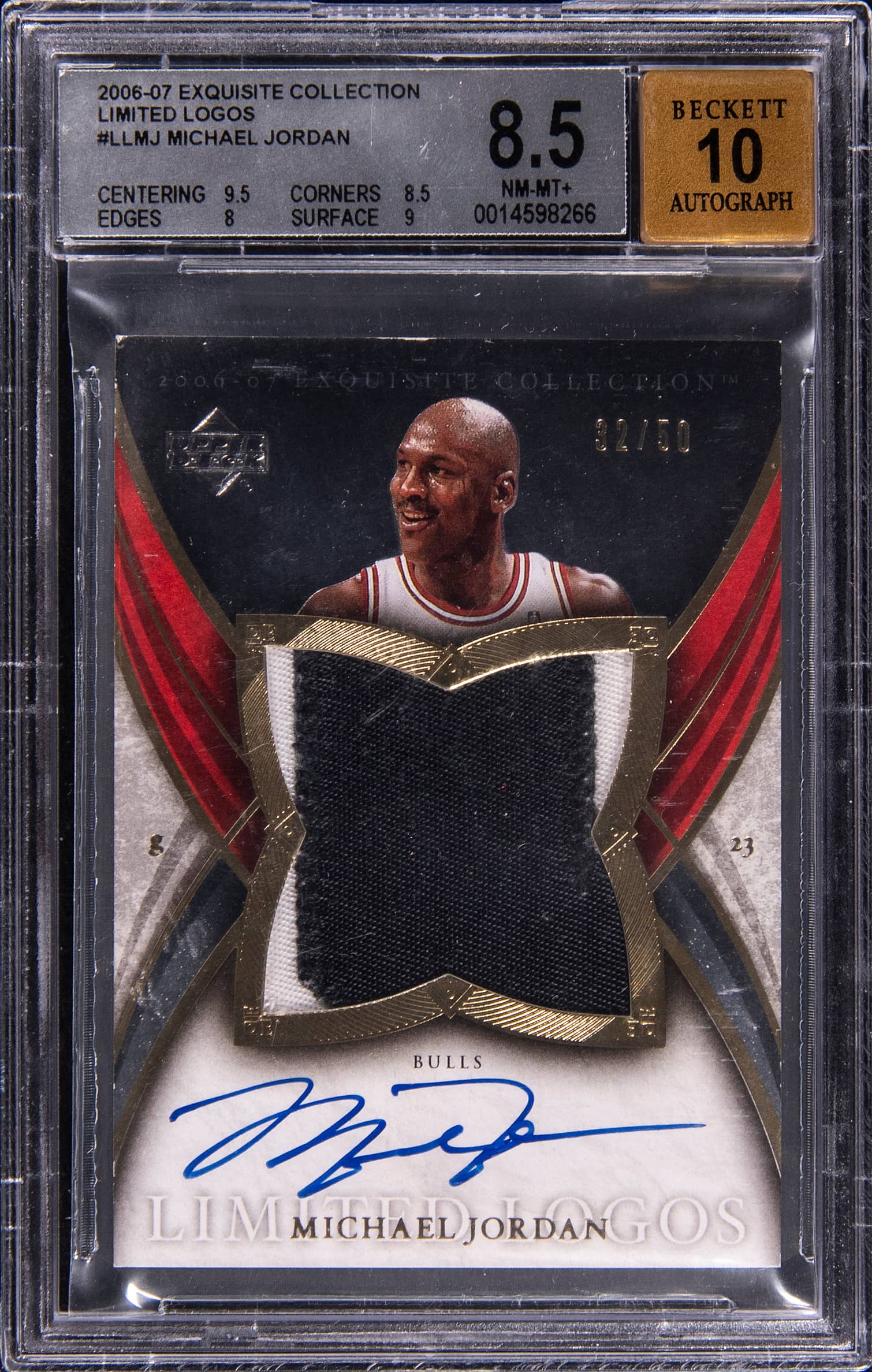 2006-07 Exquisite MJ Limited Logos Sells for $122K