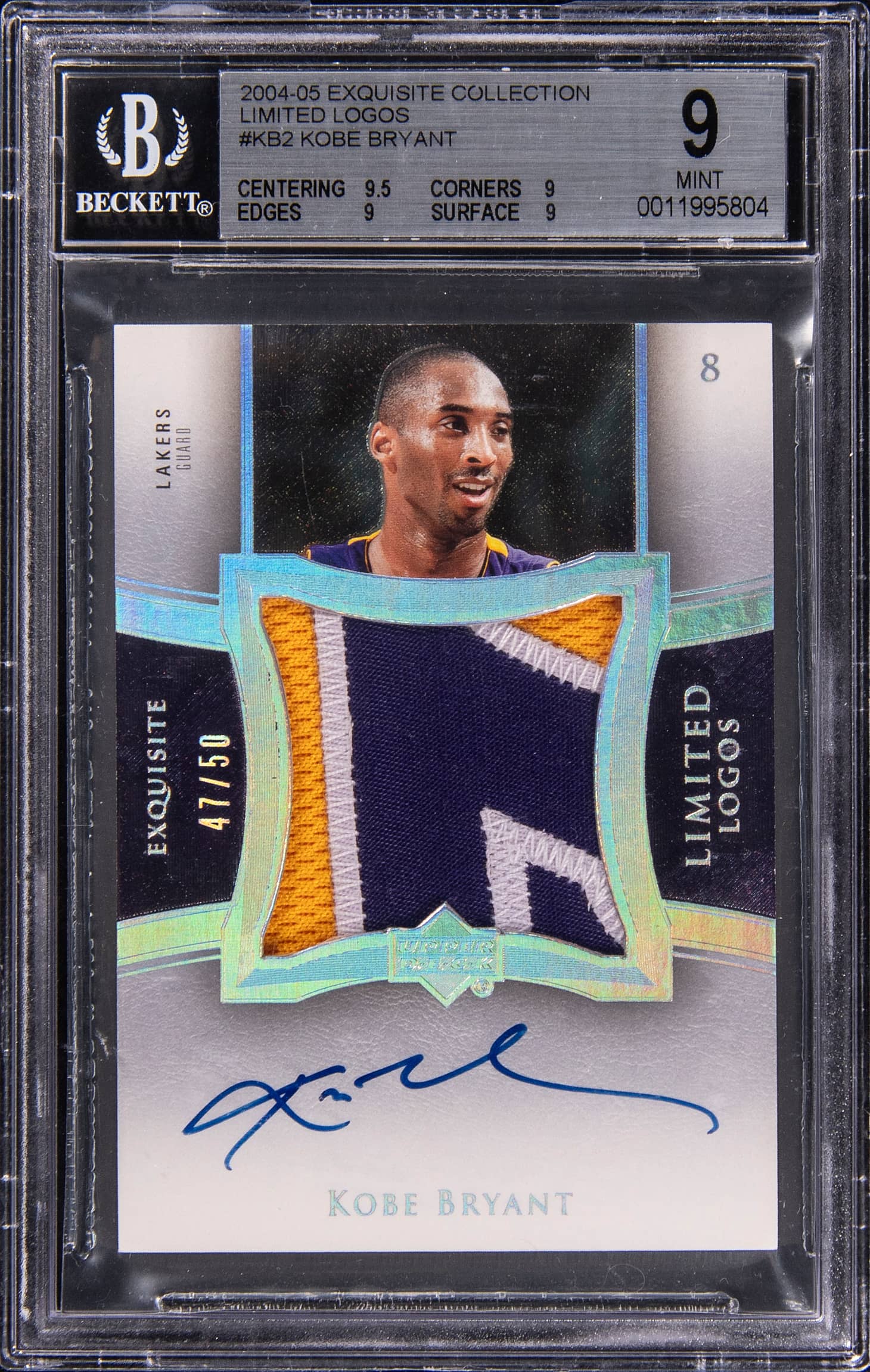 Kobe 2004-05 Exquisite Limited Logos Sells for $97K