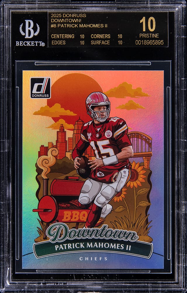 Mahomes 2025 Downtown BGS Black Label 10 Sale