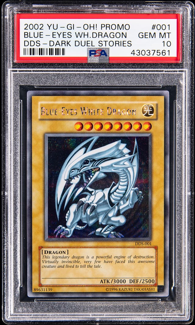 2002 DDS Blue-Eyes White Dragon PSA 10 Sells High