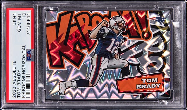 2022 Brady Kaboom Horizontal PSA 10 Sells for $14.6K