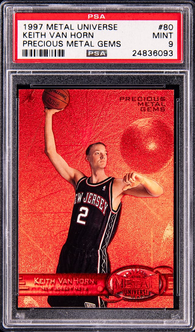 Keith Van Horn 1997 PMG Red PSA 9 Sells for $41K
